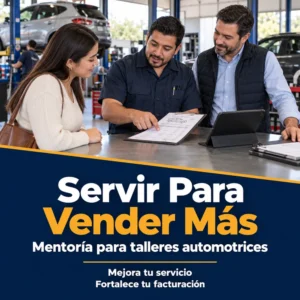 Servir Para Vender Más: mentoría para mejorar el servicio al cliente y fortalecer la facturación del taller automotriz