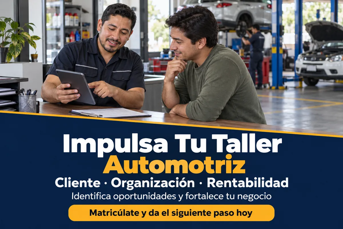 Plan de Rentabilidad Express 30D: diagnóstico estratégico y llamada de revisión para definir acciones prioritarias en el taller