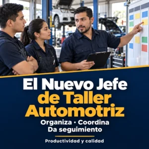 El Nuevo Jefe de Taller Automotriz: liderazgo para coordinar al equipo y mejorar la productividad y calidad