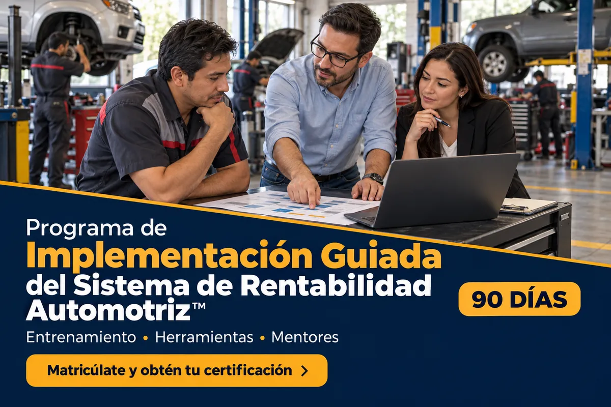 Reto SPORT™: entrenamiento gratuito de cinco días para profesionalizar y mejorar la rentabilidad del taller automotriz