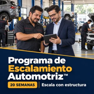 Programa de Escalamiento Automotriz™: 20 semanas de acompañamiento estratégico para crecer con estructura